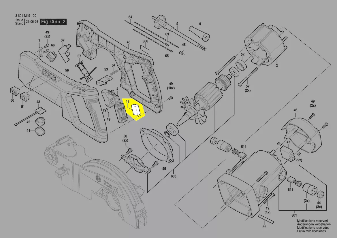 Condensateur réf. 1 609 B08 122 Bosch